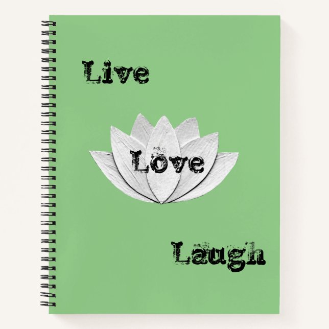 Lotus Flower Notebook (Front)