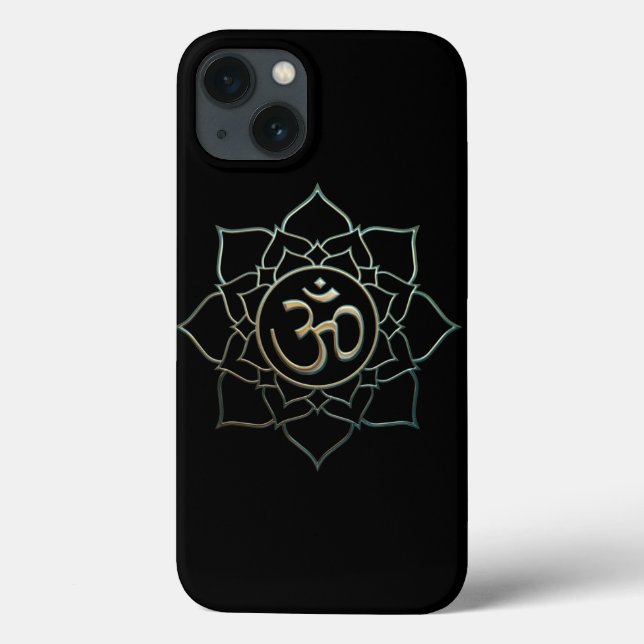 Lotus Flower Om Case-Mate iPhone Case (Back)