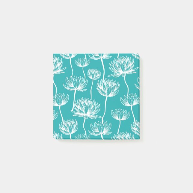 Lotus Flower pattern Post-it Notes (Front)