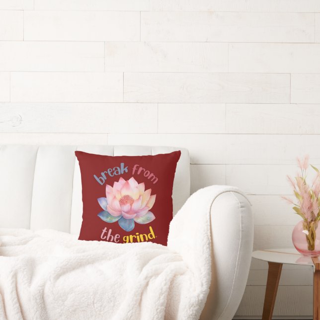 Lotus Flower Pillow (Couch)