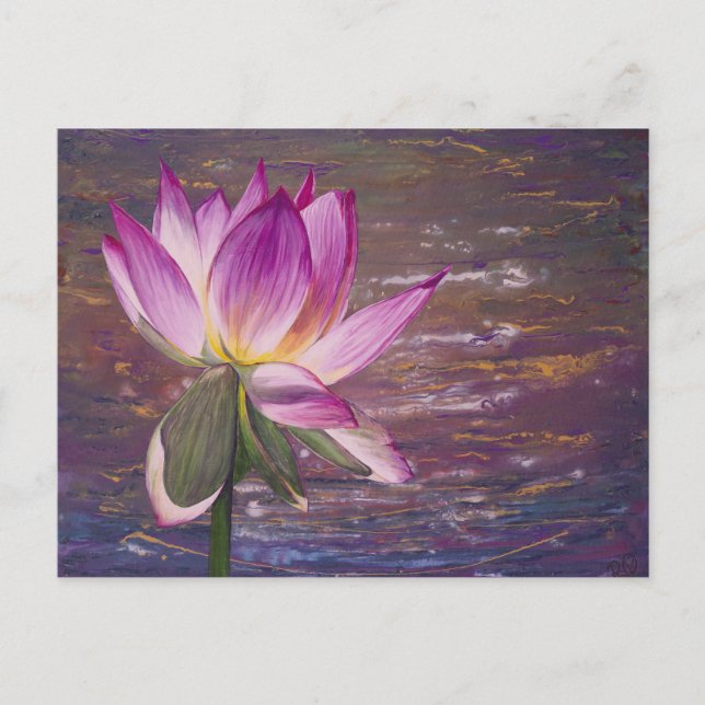 Lotus Flower Postcard (Front)