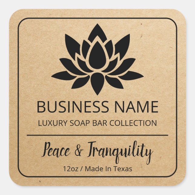 Lotus Flower Product Labels (Front)