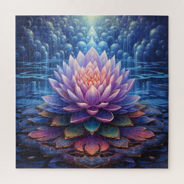 Lotus Flower Puzzle (Vertical)