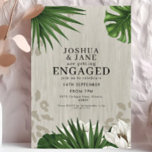Lotus Flower Safari Leopard Print Engagement 