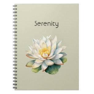 Lotus Flower Serenity Notebook