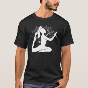 Lotus Flower Spiritual Meditation Sacred Geometry T-Shirt