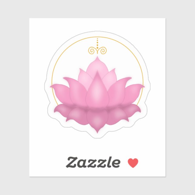 Lotus Flower Sticker (Sheet)