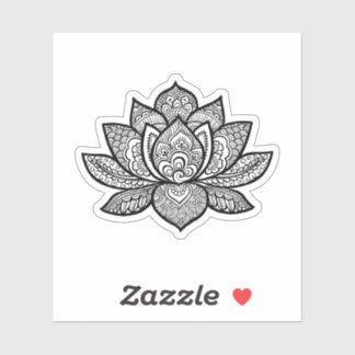 Lotus Flower tattoo design sticker