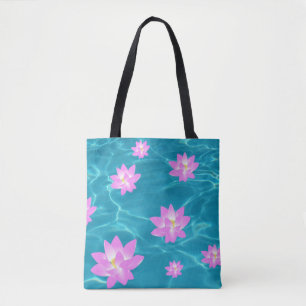 Lotus Flower Tote Bag
