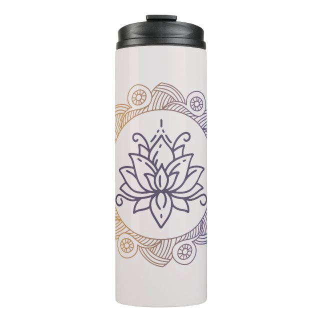 Lotus Flower Tumbler (Front)
