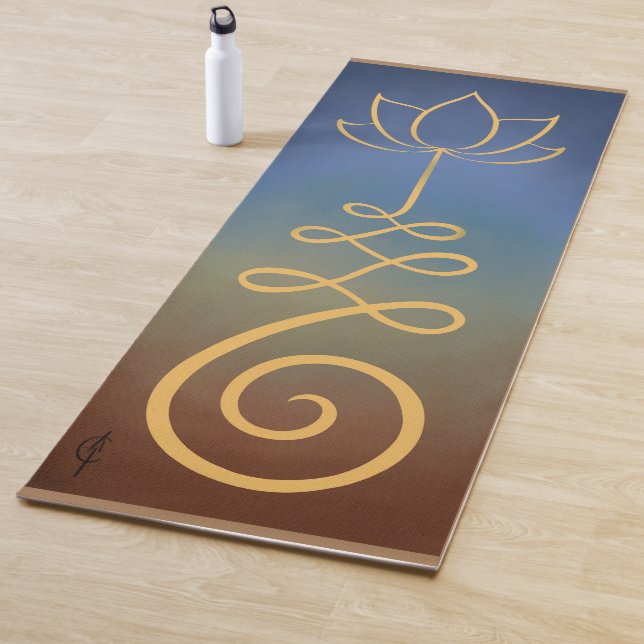 Lotus Flower Unalome Yoga Mat (In Situ)