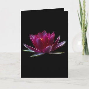 Lotus Flower Water Plant Card
