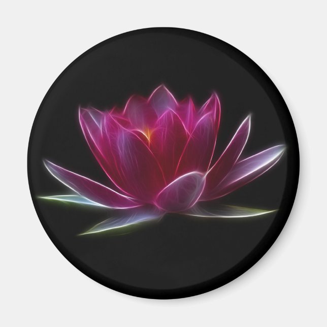 Lotus Flower Water Plant Magnet (Front)