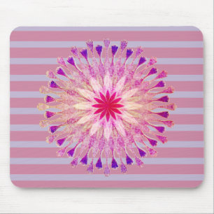 Lotus Flower Yoga Instructor Meditation Holistic Mouse Pad