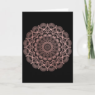 Lotus Flower Yoga Mandala For Women, Men, Kids  Card