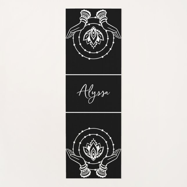 Lotus Flower Yoga Mat (Front)