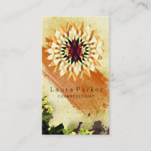 Lotus Flower Yoga Meditation Spa Holistic Business Card