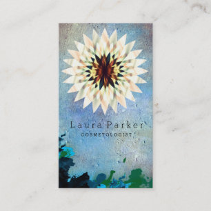 Lotus Flower Yoga Meditation Spa Holistic Business Card