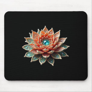 Lotus Flower Yoga Metaphysical Mouse Pad