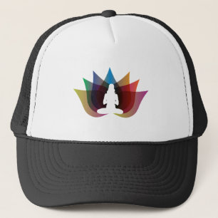 Lotus Flower yoga Trucker Hat