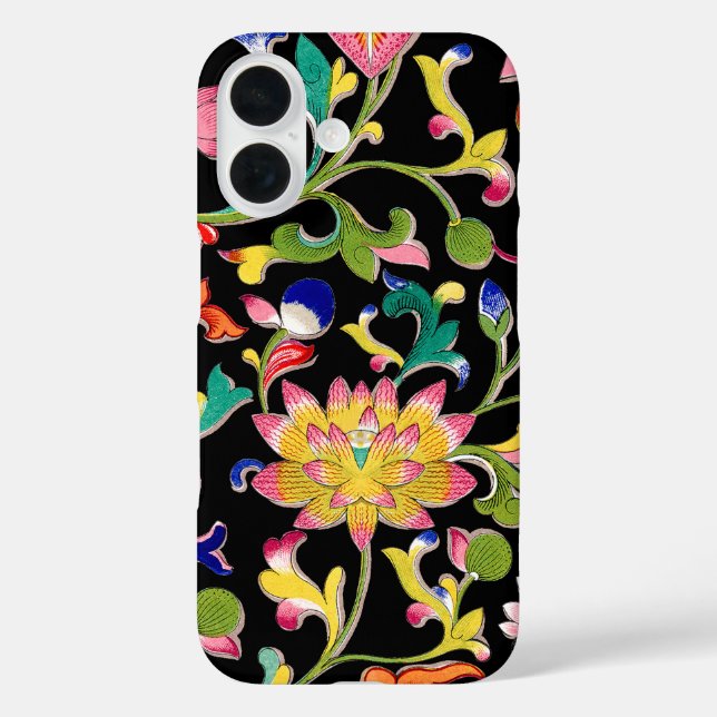 Lotus Flowers and Vine Case-Mate iPhone Case (Back)