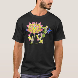Lotus Flowers and Vine T-Shirt