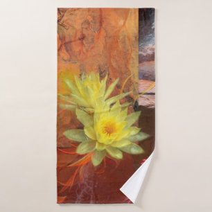 LOTUS FLOWERS ARE THE SONG OF WATER BATH TOWEL