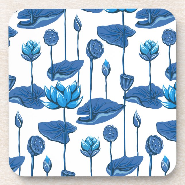 lotus flowers coaster (Front)