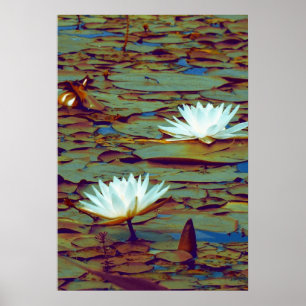 Lotus Flowers Poster
