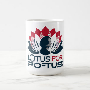 Lotus for POTUS Kamala Harris 2024 Coffee Mug