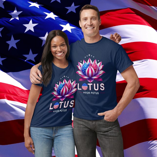 Lotus for Potus Kamala Harris Trendy Lotus Potus T-Shirt (Creator Uploaded)