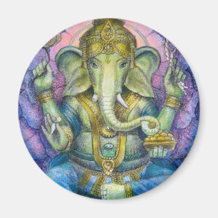 Lotus Ganesha Magnet
