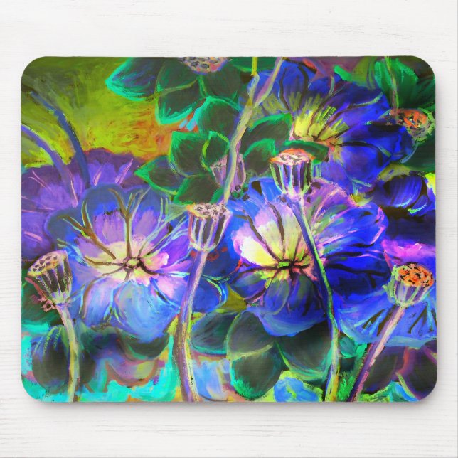 Lotus Garden Mouse Pad (Front)