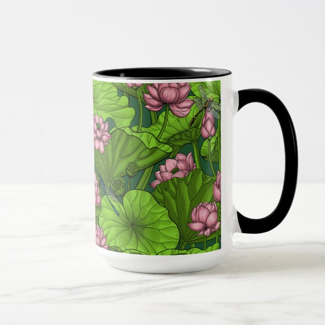 Lotus garden mug (Right)