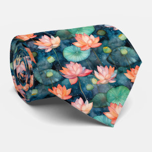 Lotus Garden Tie
