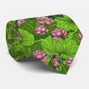 Lotus garden tie