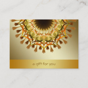 Lotus Gold Mandala Salon and Spa Gift Certificate