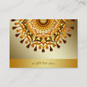Lotus Gold Mandala Salon and Spa Gift Certificate