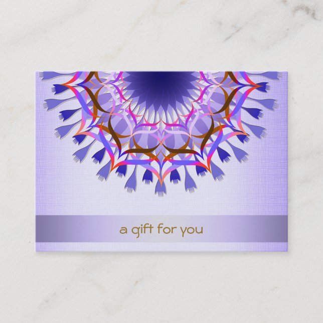 Lotus Hair Salon and Spa Gift Certificate (Front)