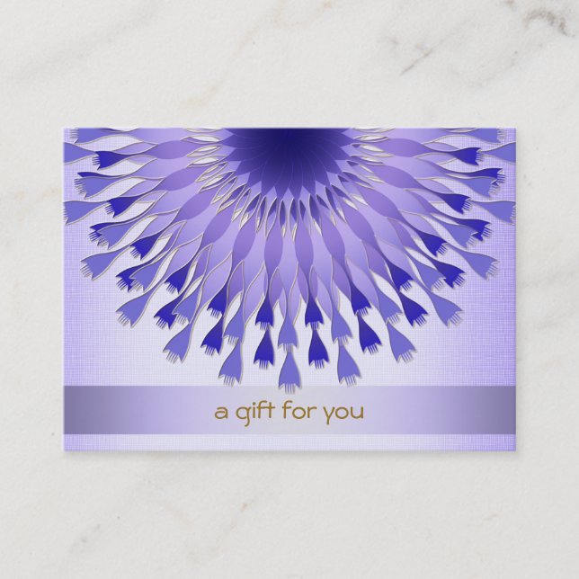 Lotus Hair Salon and Spa Gift Certificate (Front)