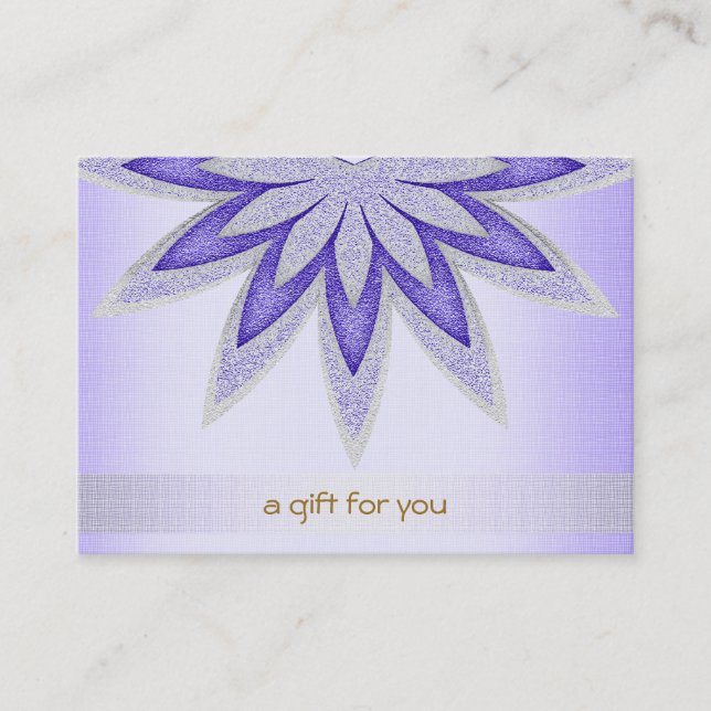 Lotus Hair Salon and Spa Gift Certificate (Front)