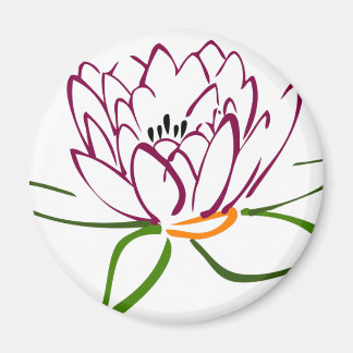 Lotus Heart Magnet