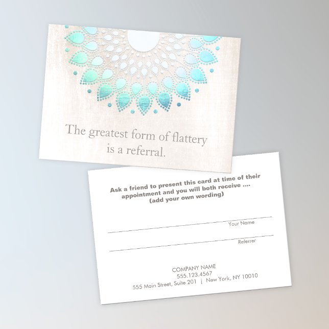 Lotus Holistic Health and Wellness Referral Card (Creator Uploaded)