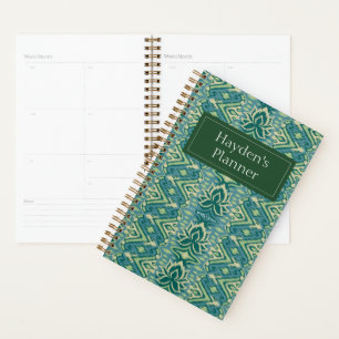 Lotus Ikat Pattern - The White Lotus Planner