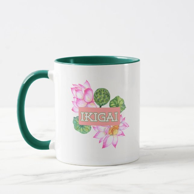 Lotus Ikigai Mug (Left)