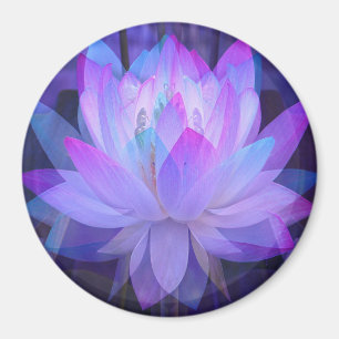 Lotus in Blue... Magnet