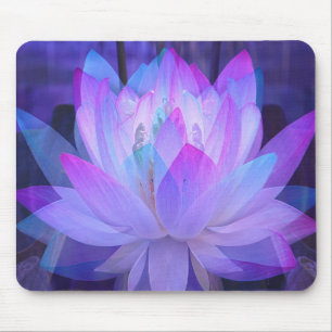 Lotus in Blue... Mouse Pad