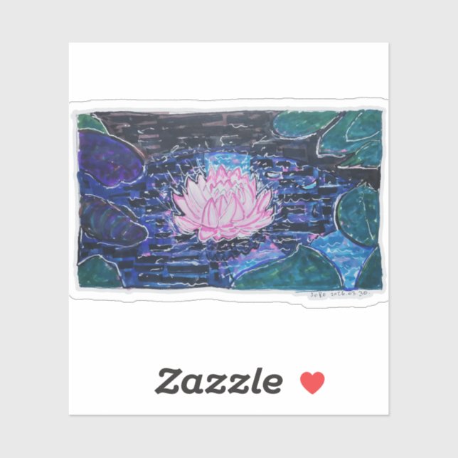 Lotus in Dark Water (Sheet)
