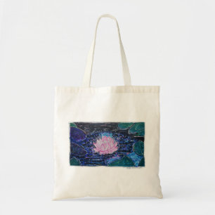 Lotus in Dark Water Tote Bag