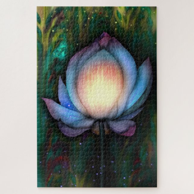 Lotus Jigsaw Puzzle (Vertical)
